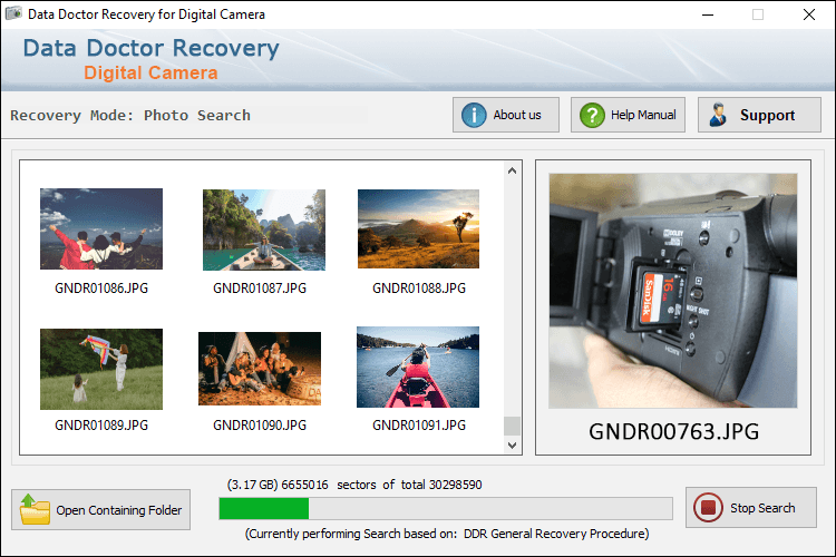 Recovered Data Files